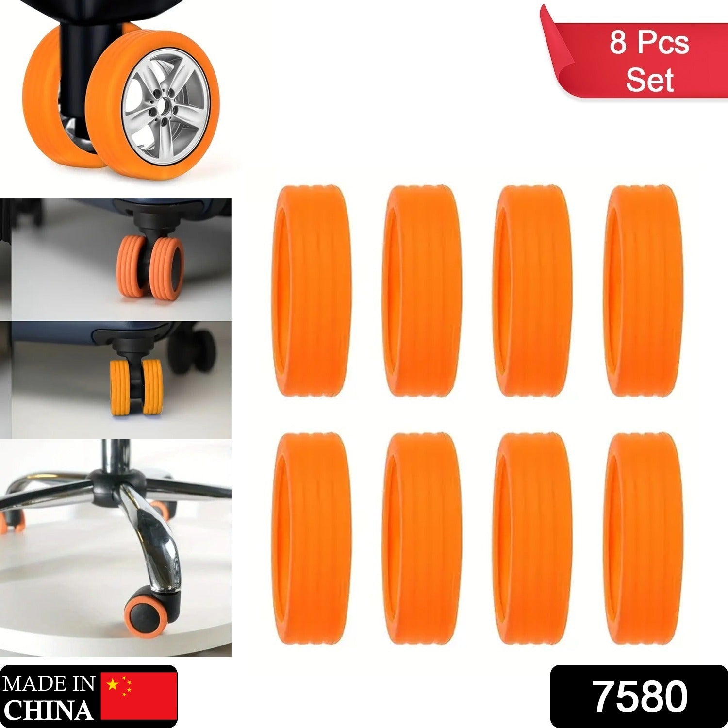 Luggage Wheel Covers, 8 & 4 Pcs Luggage Wheel Covers For Suitcase, Reduce Noise For Travel Luggage Suitcase, Silicone Suitcase Wheels Cover, For Protect Suitcase Wheels (8 Pcs & 4 Pc Set) Luggage Wheel Covers, 8 & 4 Pcs Luggage Wheel Covers For Suitcase, Reduce Noise For Travel Luggage Suitcase, Silicone Suitcase Wheels Cover, For Protect Suitcase Wheels (8 Pcs & 4 Pc Set)